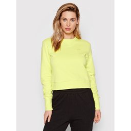 adidas Pulóver Cropped HE6922 Sárga Regular Fit