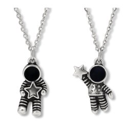 Asztronautás páros nyaklánc