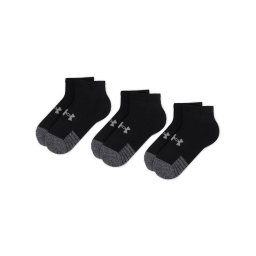 Under Armour 3 pár unisex bokazokni Heatgear Lo Cut Sock 1346753-001 Fekete