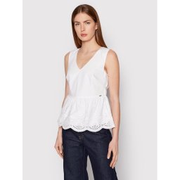 Fracomina Blúz FR22ST2002W400R1 Fehér Regular Fit