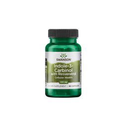 Swanson Indole-3-C (+5 mg Resveratrol) 60 db