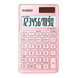 Zsebszámológép 10 számjegy CASIO SL 1000 világos rózsaszín PN: SL-1000-SC-PK