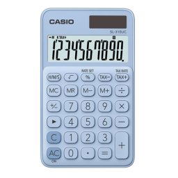 Zsebszámológép 10 számjegy CASIO SL 310 világoskék PN: SL-310-UC-LB