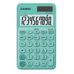 Zsebszámológép Casio SL 310 zöld PN: SL-310-UC-GN