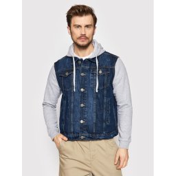 Brave Soul Farmer kabát MJK-HUDSON Kék Regular Fit