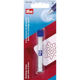 Prym extra finom, 6db töltet jelölő ceruzához, fehér 610841