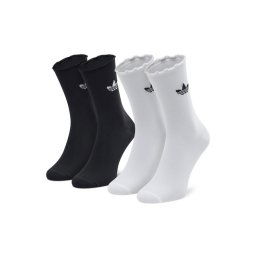 adidas 2 pár hosszú szárú unisex zokni Ruffle Crw 2Pp HC9532 Fekete