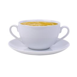 Leveses csésze+alj, ROTBERG, fehér, 35 cl, 6 db-os szett \Basic\ [6 db]