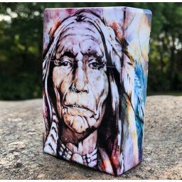 Apache Design Masszív Cigaretta Doboz Tartó (4186)