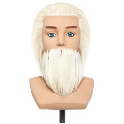Pivot Point Johann vállas szemléltetőfej humán hajjal, szőke 20 cm
