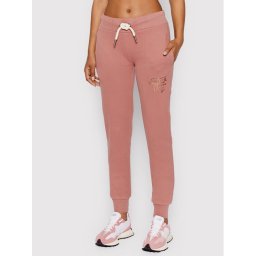 Superdry Melegítő alsó Script Style W7010615A Rózsaszín Regular Fit