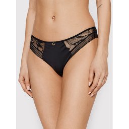 Chantelle Tanga True Lace C11M90 Fekete