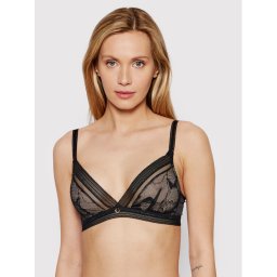 Chantelle Bralette melltartó True Lace C11M70 Fekete