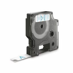 DYMO Feliratozógép szalag, 12 mm x 7 m, DYMO "D1", fehér-kék