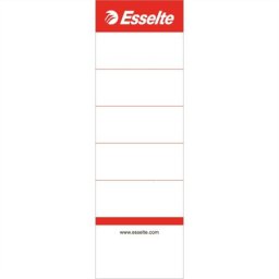 ESSELTE Cserecímke, iratrendezőhöz, kétoldalas, 50x158 mm, ESSELTE, fehér
