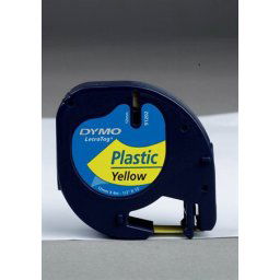 DYMO Feliratozógép szalag, 12 mm x 4 m, DYMO "Letratag", sárga
