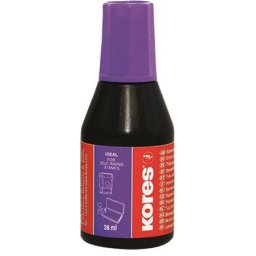 KORES Bélyegzőfesték, 28 ml, KORES, lila
