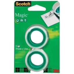 3M SCOTCH Ragasztószalag, 19 mm x 7,5 m, 3M SCOTCH "Magic tape 810"