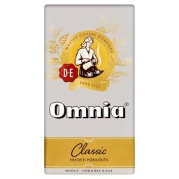 DOUWE EGBERTS Kávé, pörkölt, őrölt, vákuumos csomagolásban, 250 g, DOUWE EGBERTS "Omnia"