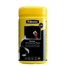 FELLOWES Tisztítókendő, képernyőhöz, 100 db, FELLOWES