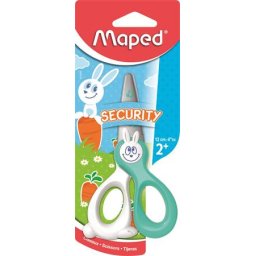 MAPED Olló, óvodai, 12 cm, műanyag él, MAPED "Kidi Cut"