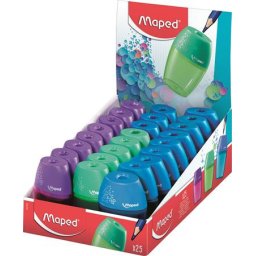 MAPED Hegyező display, egylyukú, tartályos, MAPED "Shaker", vegyes színek