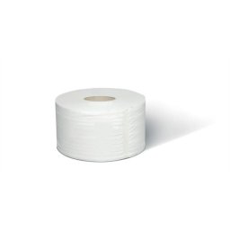 TORK Toalettpapír, T2 rendszer, 1 rétegű, 19 cm átmérő, Universal, TORK "Mini Jumbo", natúr