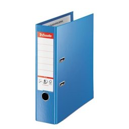 ESSELTE Iratrendező, 80 mm, A4, PP, élvédő sínnel, ESSELTE "Standard Plus", Vivida kék
