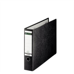 LEITZ Iratrendező, 77 mm, A3, karton, LEITZ "180", fekete
