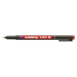 EDDING Alkoholos marker, OHP, 0,3 mm, EDDING "140 S", piros