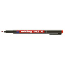 EDDING Alkoholos marker, OHP, 1 mm, EDDING "142 M", piros