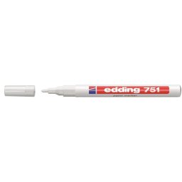 EDDING Lakkmarker, 1-2 mm, EDDING "751", fehér