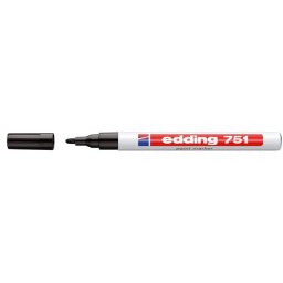 EDDING Lakkmarker, 1-2 mm, EDDING "751", fekete