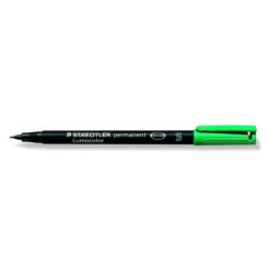 STAEDTLER Alkoholos marker, OHP, 0,4 mm, STAEDTLER "Lumocolor(R) 313 S", zöld