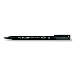 STAEDTLER Alkoholos marker, OHP, 0,4 mm, STAEDTLER "Lumocolor(R) 313 S", fekete