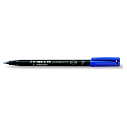 STAEDTLER Alkoholos marker, OHP, 0,6 mm, STAEDTLER "Lumocolor(R) 318 F", kék