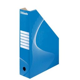 ESSELTE Iratpapucs, karton, 80 mm, összehajtható, ESSELTE "Standard", kék
