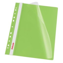 ESSELTE Gyorsfűző, lefűzhető, PP, A4, ESSELTE, VIVIDA, zöld