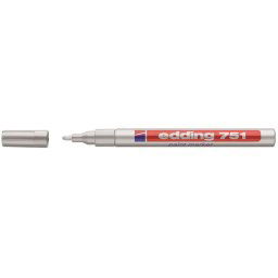 EDDING Lakkmarker, 1-2 mm, EDDING "751", ezüst
