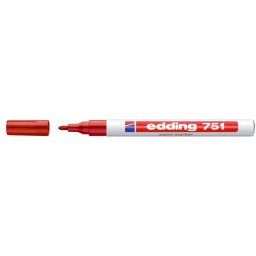 EDDING Lakkmarker, 1-2 mm, EDDING "751", piros