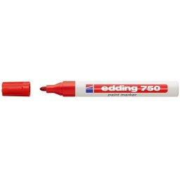 EDDING Lakkmarker, 2-4 mm, EDDING "750", piros