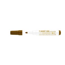 ICO Textilmarker, 1-3 mm, kúpos, ICO "XXL T-Shirt", barna
