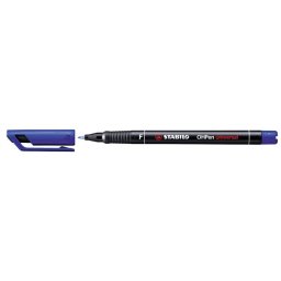 STABILO Alkoholos marker, 0,7 mm, STABILO "OHPen F", kék