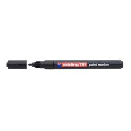 EDDING Lakkmarker, 1-2 mm, EDDING "791", fekete