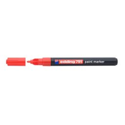 EDDING Lakkmarker, 1-2 mm, EDDING "791", piros