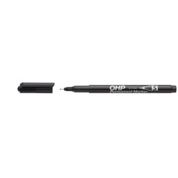 ICO Alkoholos marker, OHP, 0,3 mm, S, ICO, fekete
