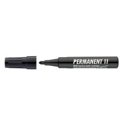 ICO Alkoholos marker, 1-3 mm, kúpos, ICO "Permanent 11", fekete