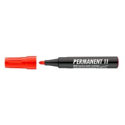 ICO Alkoholos marker, 1-3 mm, kúpos, ICO "Permanent 11", piros