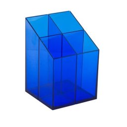 ICO Írószertartó, ICO, áttetsző kék
