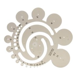 KOH-I-NOOR Radius sablon, műanyag, KOH-I-NOOR "z32"